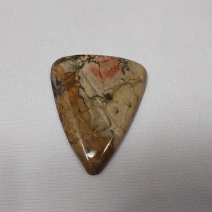 Carrasite Jasper Freeform Cabochon 58 X 33 mm Designer