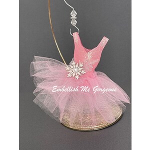 Miniature >Tutu Dress ~ Ornament ~ Miniature Dress ~ Magic Blushful ~ OOAK 569
