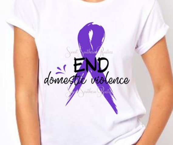 Download End Domestic Violence T Shirt Svg Etsy