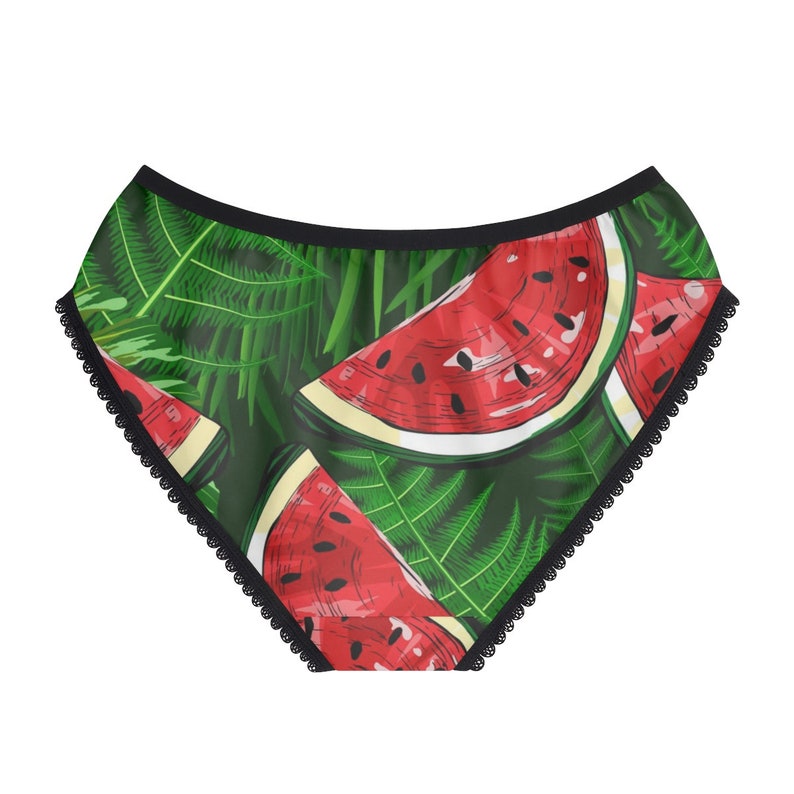 Watermelon Fruit Print Women/'s Briefs Tropical Fruit Underwear Custom All Over Print Pantie Briefs Novelty Clothing Lingerie Intimates