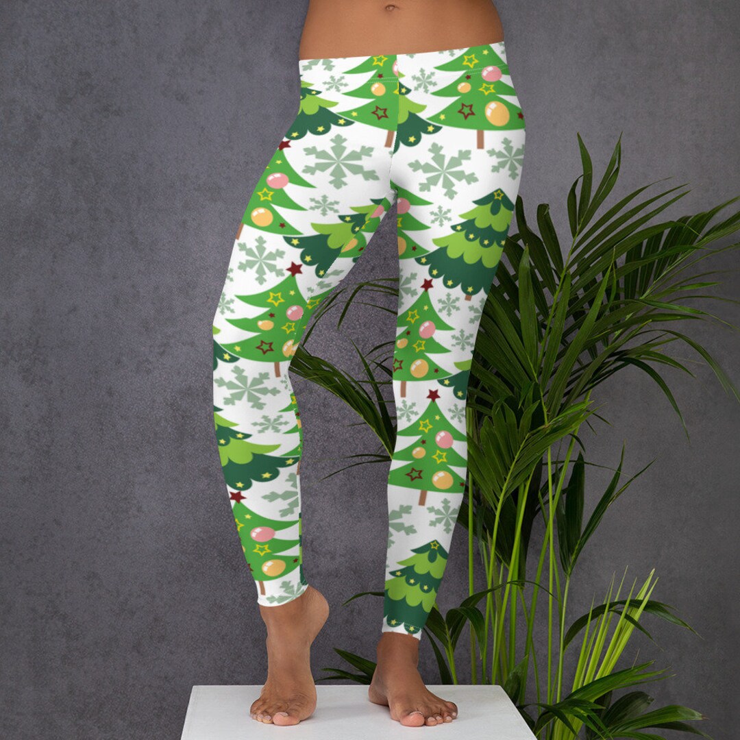 Leggings de Navidad, Leggings navideños, Pantalones de yoga para ...