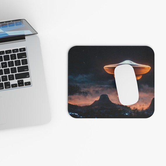 Buy UFO Flying Saucer Mouse Pad, 9x8 Inch Mouse Pad With Rubber