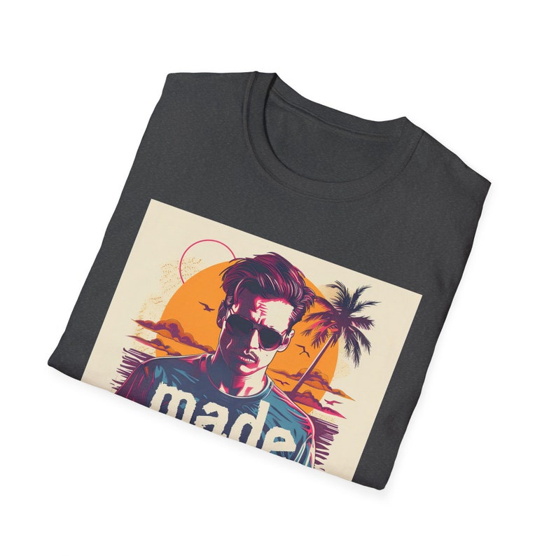 Unisex Softstyle Tshirt, Retro Vintage Cotton Tee, Made in 1989 Shirt