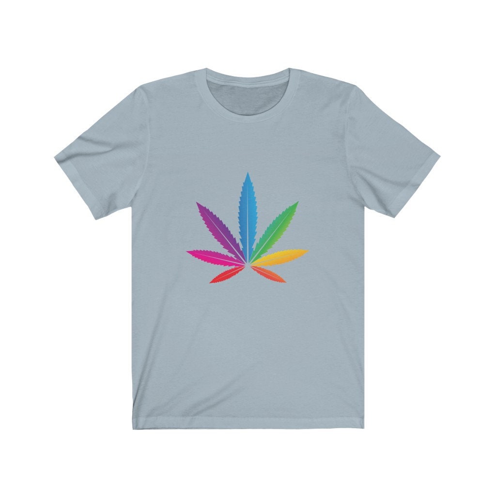 Jersey Short Sleeve Tee Marijuana Hemp Leaf Shirt Rasta - Etsy UK