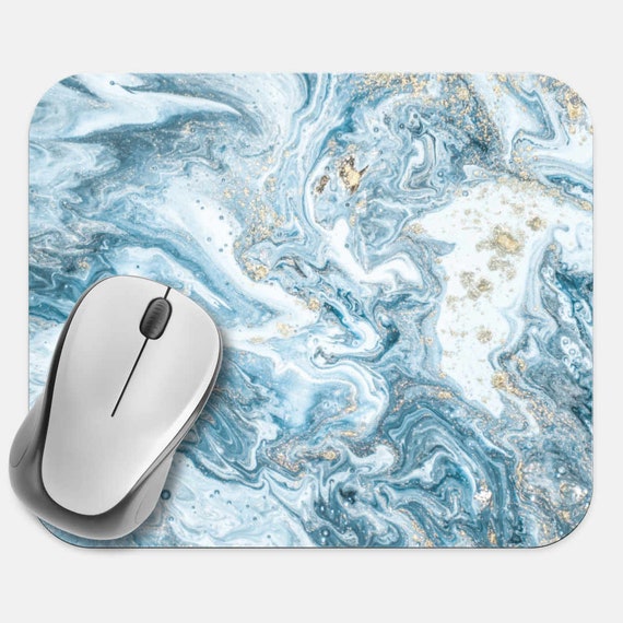 Marble Mouse Pad Marble Paint Mouse Pad Tech Desk Office Etsy