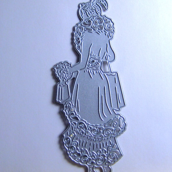 Victorian Lady Shopping Cutting Die