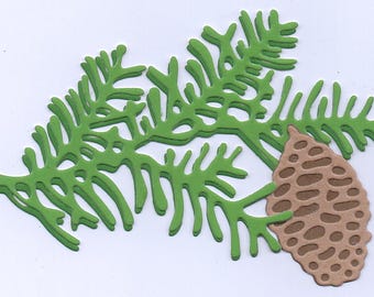 3pc Pine Cone and Branch Metal Cutting Die Set