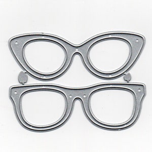 2pc Glasses Metal Cutting Dies Eye Glass Die Cuts