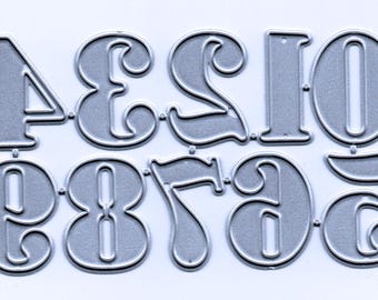 0-9 Numbers Metal Cutting Die