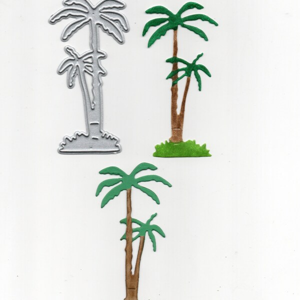 Palm Tree Die Etsy
