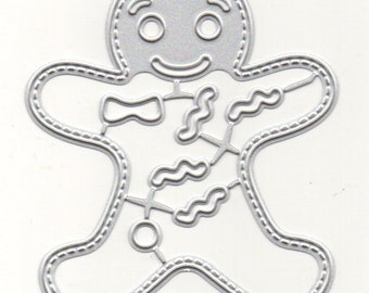 Gingerbread Cookie Metal Cutting Die Style