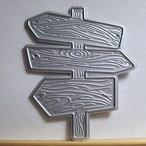 Sign Post Metal Cutting Die Road Sign