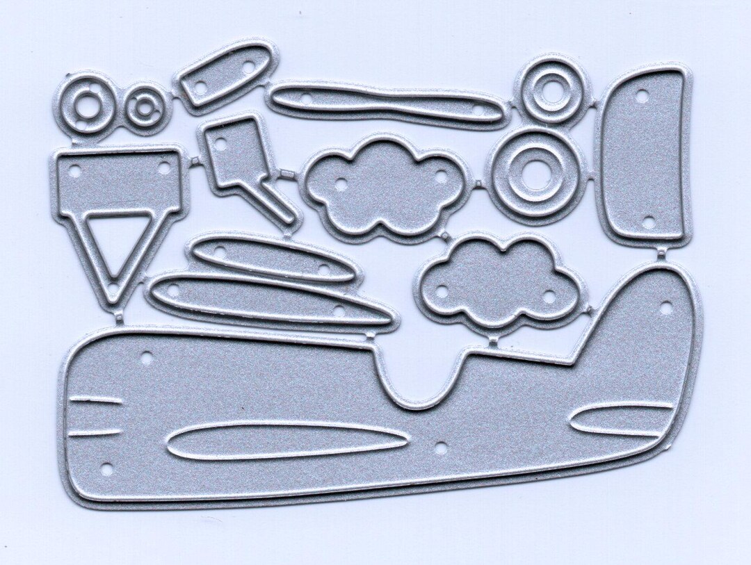 Airplane Metal Cutting Die Cutest Ever Etsy airplane-metal-cutting-die-cutest-ever-etsy