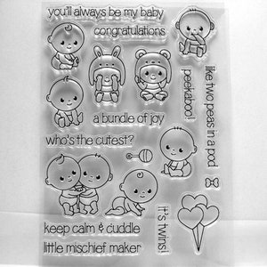 Babies Clear Stamps, Bundle of Joy, You&#39;ll Always Be My Baby