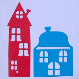 2pc Small House Metal Cutting Dies