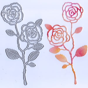 Rose Stem Flower Cutting Die