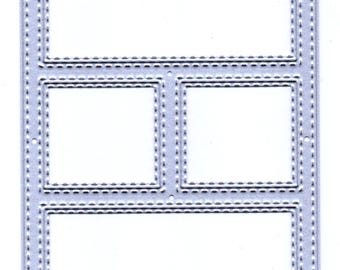 Stitched Rectangle Frame #5