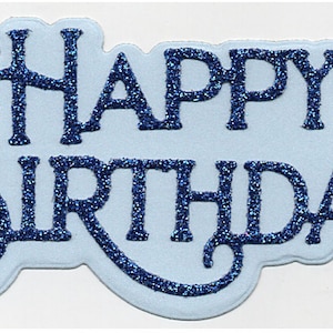 2 Layer Fancy Happy Birthday Metal Cutting Die
