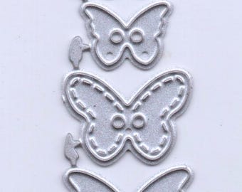 Small Butterfly Shape Buttons Cutting Die