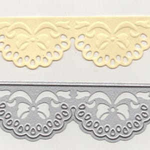 Large Border Edge Cutting Die with Bows
