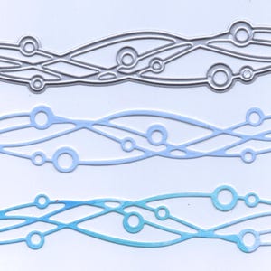 Water Wave Bubbles Metal Cutting Die