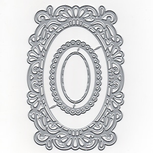 3pc Fancy Frame Metal Cutting Die Set