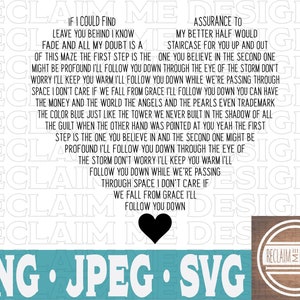 I&#39;ll follow you Heart shaped SVG,PNG, and JPEG file