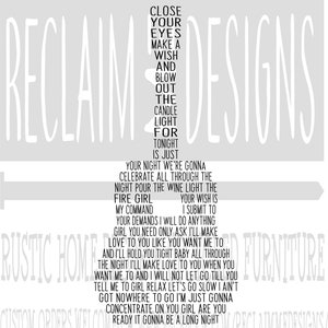 I&#39;ll make love to you Guitar SVG and PNG file