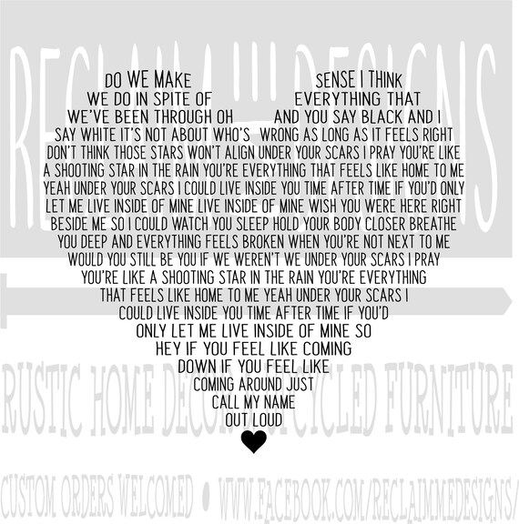 Under your scars heart shaped SVGPNG and JPEG file Etsy