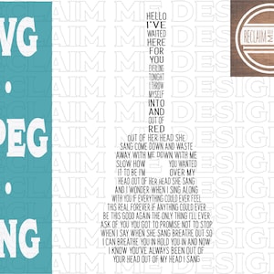 Arquivo SVG, JPEG e PNG em formato de guitarra Everlong