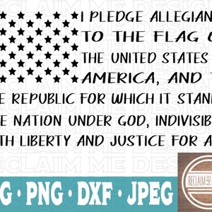Ich gepfändet Treue Flagge SVG, DXF, jPEG und PNG-Datei