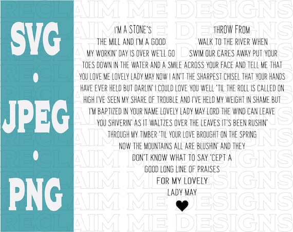 Lady May heart shaped SVG,PNG,and JPEG file