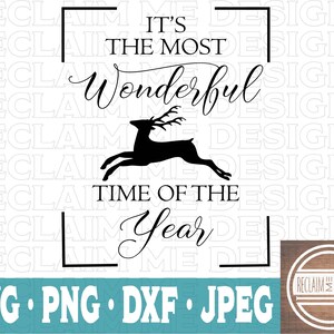 Es la época más maravillosa del año SVG, DXF, PNG y jPEG archivo