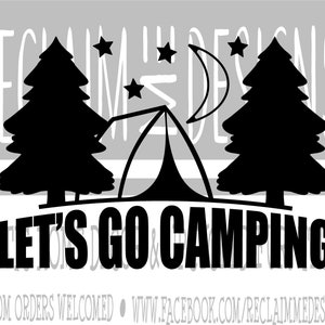 Vamos acampar Arquivo SVG e PNG