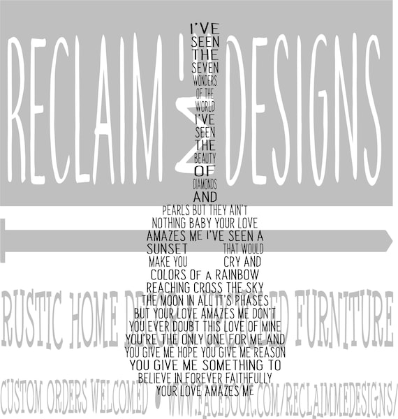 Your Love Amazes Me Guitar Shaped Svg And Png File Etsy