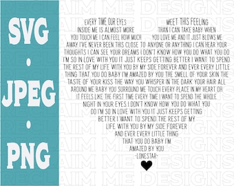 Song Lyrics Svg Etsy