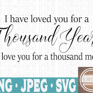 Thousand years SVG,JPEG, and PNG file