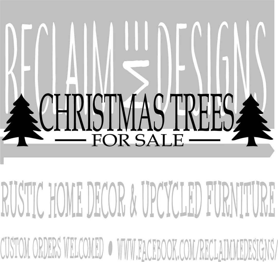 Christmas Trees for Sale SVG,PNG, and JPEG File Etsy