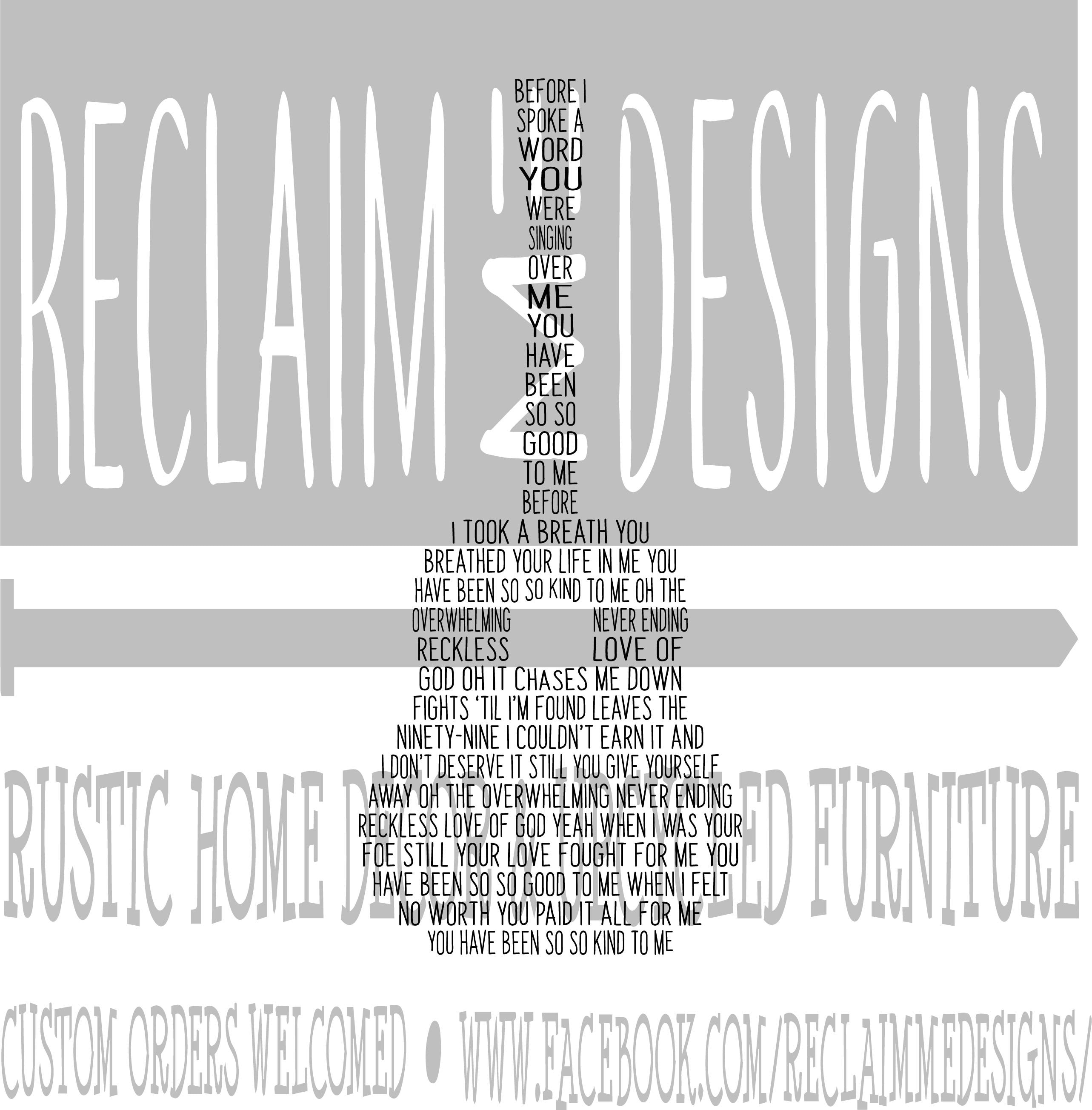 Download Reckless Love Guitar Shaped Svg And Png File Etsy