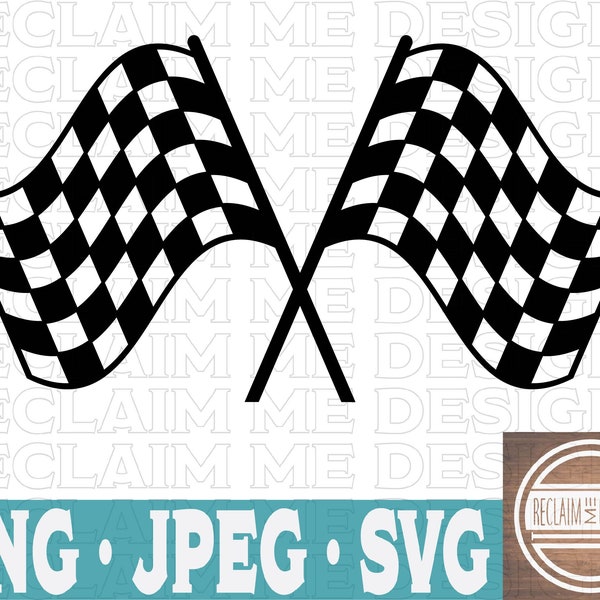 Checkered Flags SVG,PNG, and JPEG file