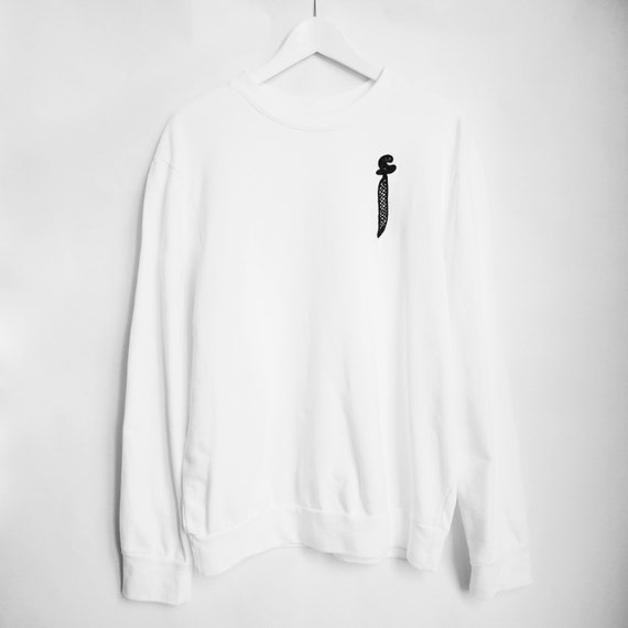 Sweat Lettre Arabe Alif Broderie Marocaine البلوز الكلمة Etsy