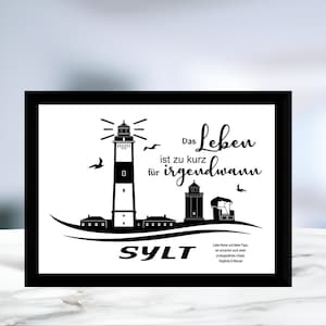 Geldgeschenk • Sylt • Skyline • Hochzeit • Geburtstag • Reisen • Rente • Reisegut-schein • personalisiert • auch Digital