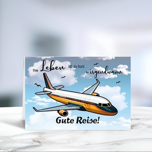 Wunscherfüller • Urlaubsticket • Flugreise • Fliegen • Flugzeug •  • Geburtstag • Hochzeitsgeschenk  • Reisegutschein • Motiv 3