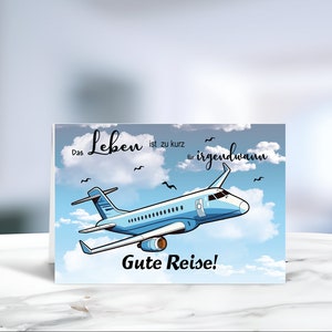 Wunscherfüller • Urlaubsticket • Flugreise • Fliegen • Flugzeug •  • Geburtstag • Hochzeitsgeschenk  • Reisegutschein • Motiv 2