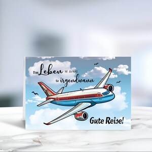 Wunscherfüller • Urlaubsticket • Flugreise • Fliegen • Flugzeug •  • Geburtstag • Hochzeitsgeschenk  • Reisegutschein • Motiv 4