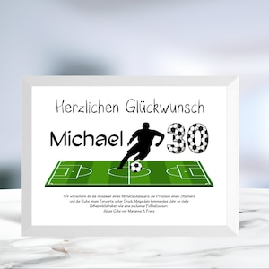 Geldgeschenk • Geburtstag • Fußballer 3 • Fußballkarten • personalisiert