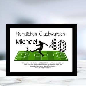 Geldgeschenk • Geburtstag • Fußballer 1 • Fußballkarten • personalisiert