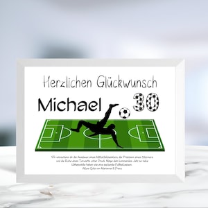 Geldgeschenk • Geburtstag • Fußballer 2 • Fußballkarten • personalisiert