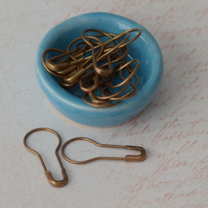 Bulb Pins Garment Pins Pear Shaped Safety Pins Bronze Gourd Etsy