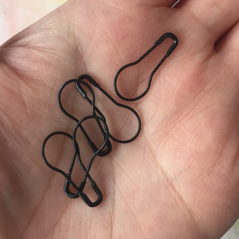 Bulb Pins Garment Pins Pear Shaped Safety Pins Black Gourd Etsy